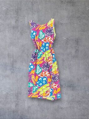 Tropical Pink Tank Dress